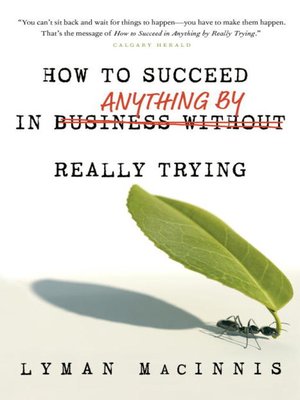 How to Succeed in Anything by Really Trying - ebook